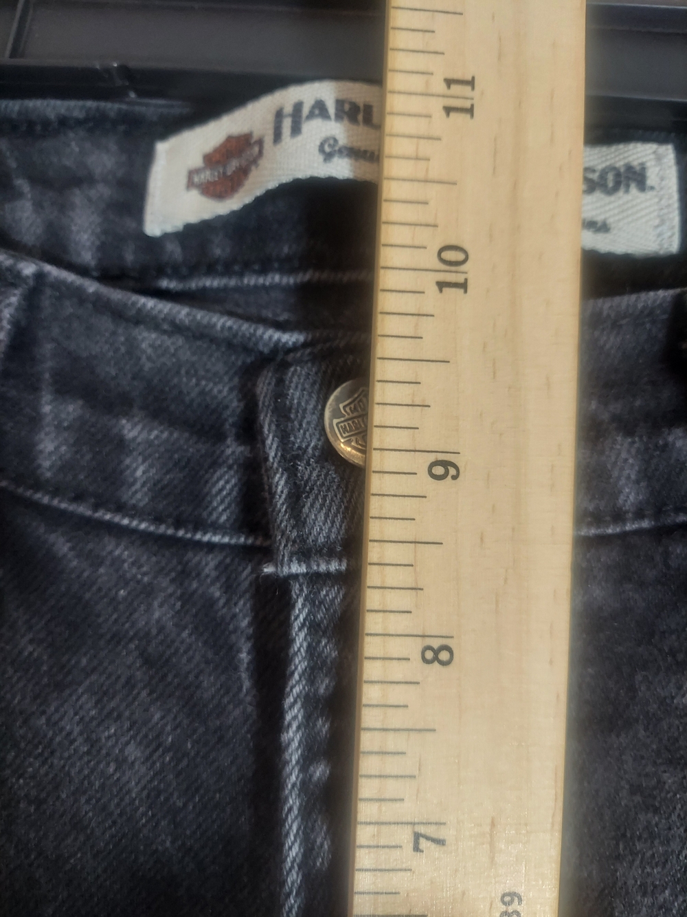 Vintage 2006 Harley-Davidson Straight Leg Jeans Women’s Size 4 Made in Canada - Picture 8 of 13